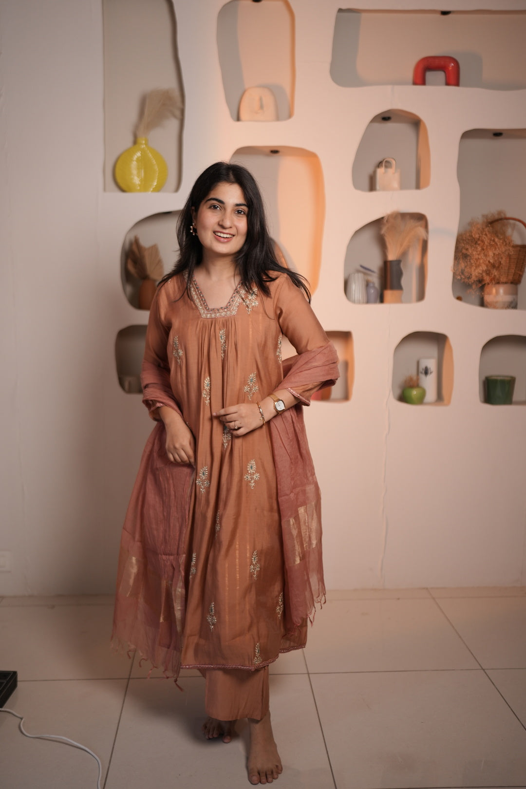 Zara Embroidered Kurta Set