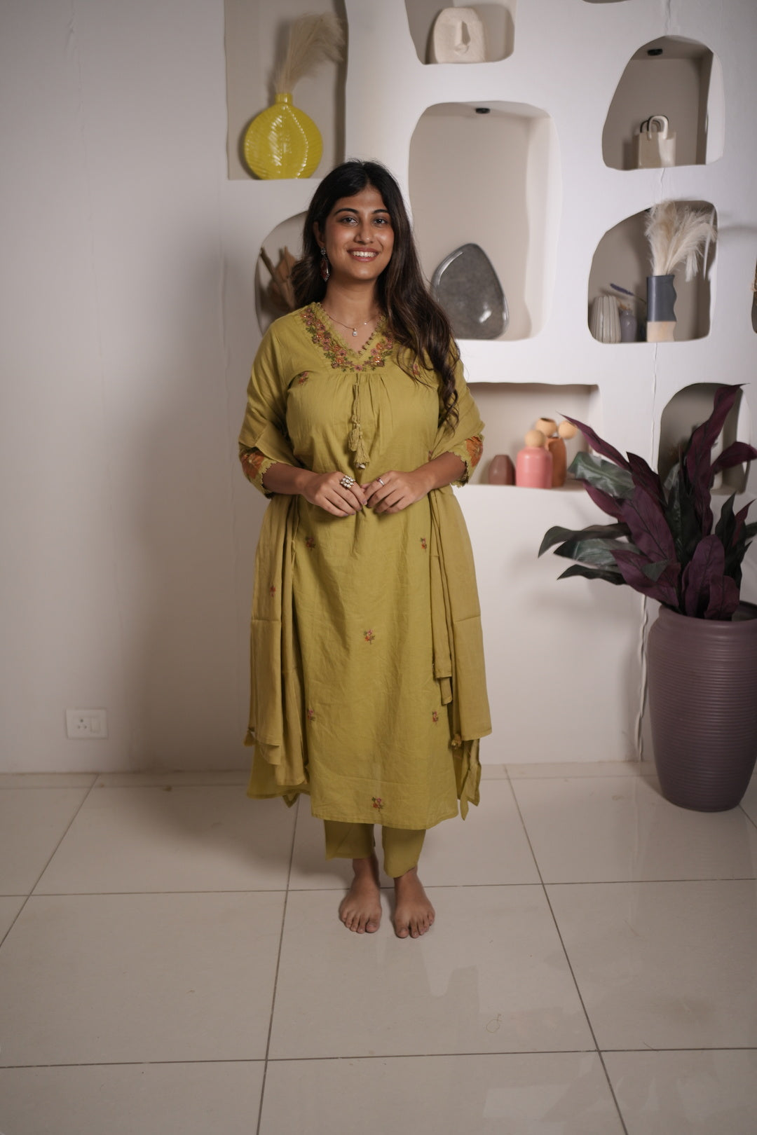 Noor Floral Kurta Set